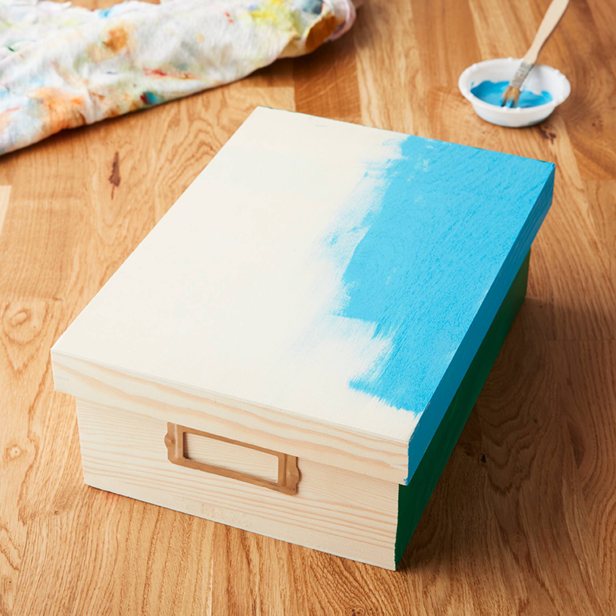 Wood Photo Box with Lid by Make Market®